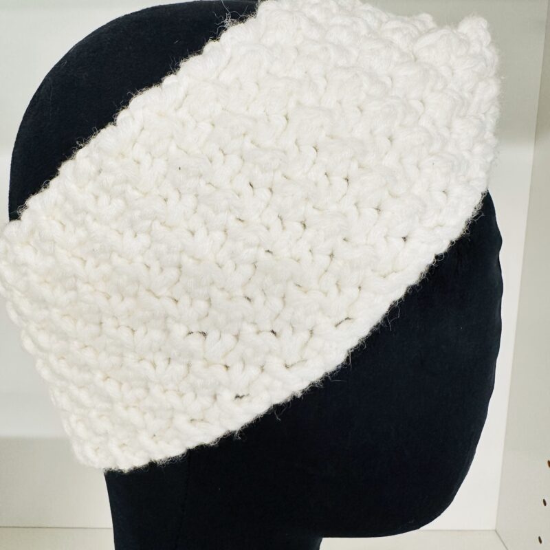 Stirnband weiss – Bild 4