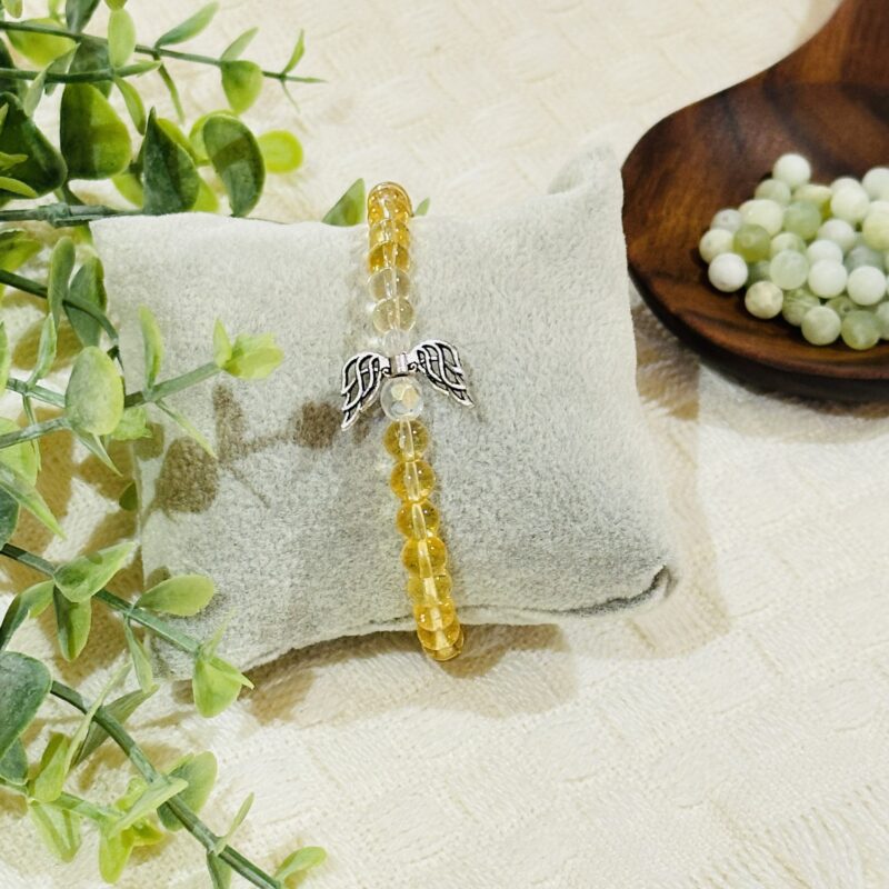 Schutzengel Armband aus Citrin