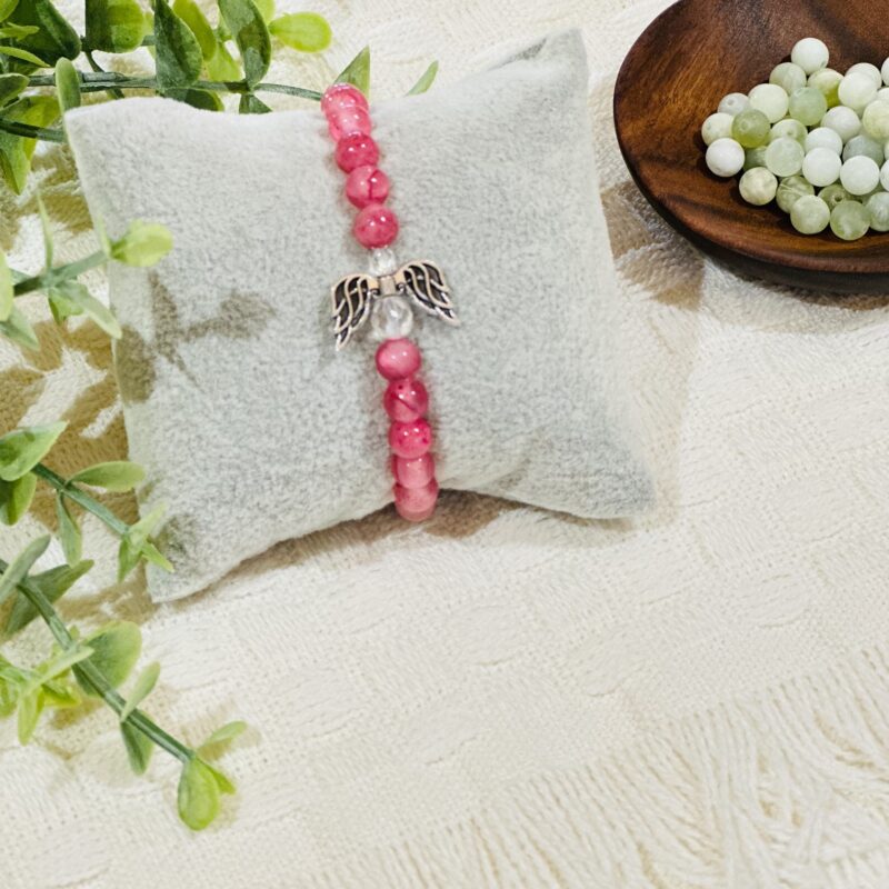 Schutzengel Armband aus Mashan-Jade