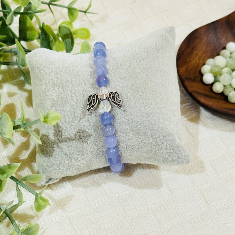 Schutzengel Armband aus Chalcedon