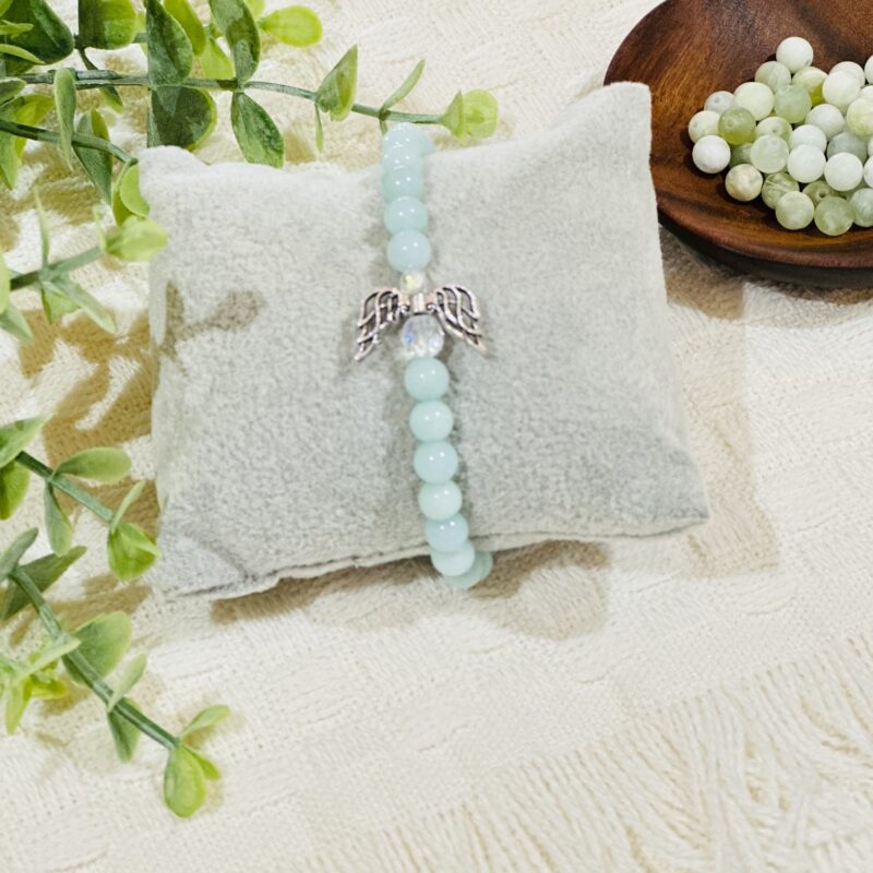 Schutzengel Armband aus Amazonit